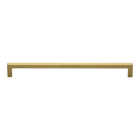 C0339 256-SB • 256 x 266 x 30mm • Satin Brass • Heritage Brass City Cabinet Pull Handle